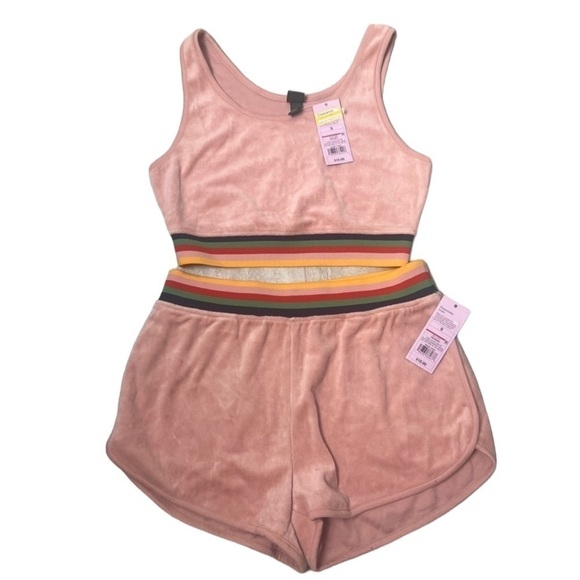Wild Fable pink velour shorts set - Picture 1 of 10